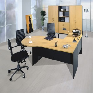 Muebles de oficina de melamina (muebles laminados, MFC) para el mercado australiano, escritorios, estaciones de trabajo y armarios.
